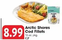 Great Valu Markets Arctic Shores Cod Fillets offer