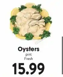 Great Valu Markets Oysters offer