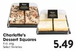 Great Valu Markets Charlotte's dessert squares offer