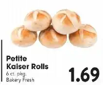 Great Valu Markets Petite Kaiser Rolls offer