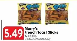 Great Valu Markets Murry's French Toast Sticks offer