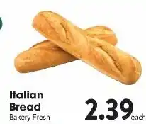 Great Valu Markets Italian Bread offer