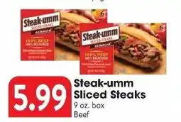 Great Valu Markets Steak-umm Sliced Steaks offer