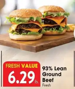 Great Valu Markets Fresh Value 93% Lean Ground Beef offer
