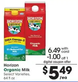 Ralphs Horizon Organic Milk offer