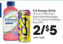 Ralphs C4 Energy Drink offer