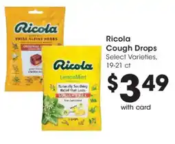 Ralphs Ricola Cough Drops offer
