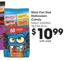 Ralphs Mars Fun Size Halloween Candy offer