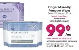Ralphs Kroger Make-Up Remover Wipes offer