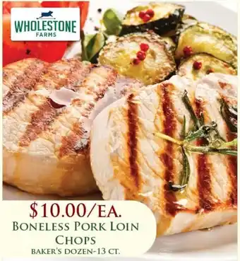 Wholestone Farms Boneless Pork Loin Chops