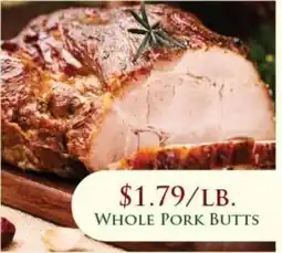 Econofoods Whole Pork Butts offer