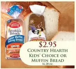 Econofoods Country Hearth kids' choice or muffin bread offer