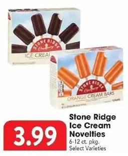 Great Valu Markets Stone Ridge Ice Cream Novelties offer