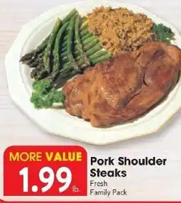 Great Valu Markets Pork Shoulder Steaks offer