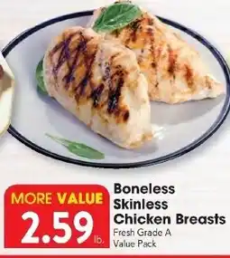 Great Valu Markets Boneless Skinless Chicken Breasts offer