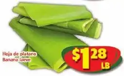 Savers Cost Plus Banana leave offer