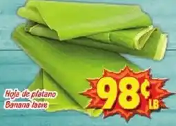 Savers Cost Plus Banana leaves offer
