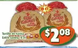 Savers Cost Plus Flour tortillas offer