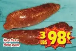 Savers Cost Plus Fresh yuca offer