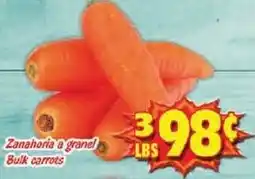 Savers Cost Plus Bulk carrots offer