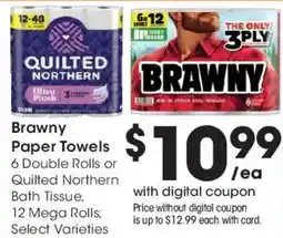 Ralphs Brawny Paper Towels offer