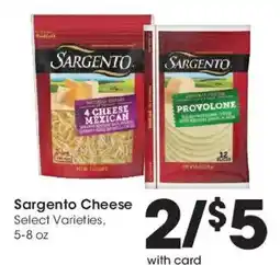 Ralphs Sargento Cheese Select Varieties offer
