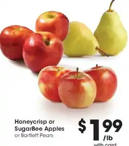 Ralphs Honeycrisp or SugarBee Apples or Bartlett Pears offer