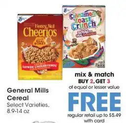 Ralphs General Mills Cereal offer