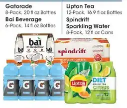 Ralphs Gatorade Bai Beverage Spindrift Lipton Tea offer