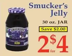 DeMoulas Market Basket Smucker's jelly offer