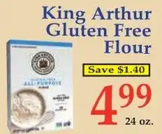 DeMoulas Market Basket King Arthur Gluten Free Flour offer