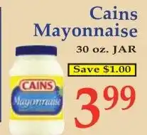 DeMoulas Market Basket Cains Mayonnaise offer