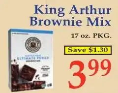 DeMoulas Market Basket King Arthur Brownie Mix offer