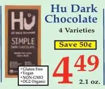 DeMoulas Market Basket Hu dark chocolate offer