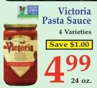 DeMoulas Market Basket Victoria pasta sauce offer