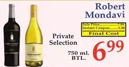DeMoulas Market Basket Robert Mondavi Private Selection offer