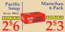 DeMoulas Market Basket Pacific Soup offer