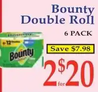 DeMoulas Market Basket Bounty double roll offer