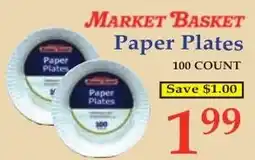 DeMoulas Market Basket Market Basket paper plates offer