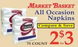 DeMoulas Market Basket Market Basket all occasion napkins offer