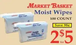 DeMoulas Market Basket Market Basket moist wipes offer