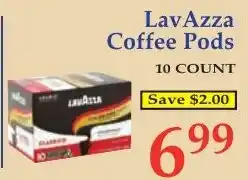 DeMoulas Market Basket Lavazza coffee pods offer