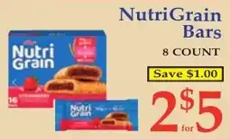 DeMoulas Market Basket NutriGrain Bars offer