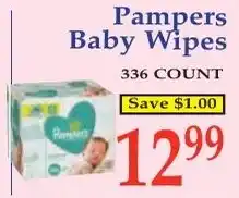 DeMoulas Market Basket Pampers baby wipes offer