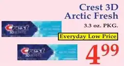 DeMoulas Market Basket Crest 3D Arctic Fresh offer