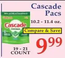 DeMoulas Market Basket Cascade pacs offer