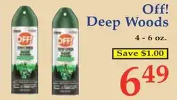 DeMoulas Market Basket Off! Deep Woods offer