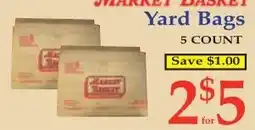 DeMoulas Market Basket Market Basket yard bags offer