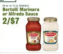 Bertolli marinara or alfredo sauce