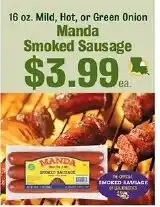 Robert Fresh Market Manda Smoked Sausage offer